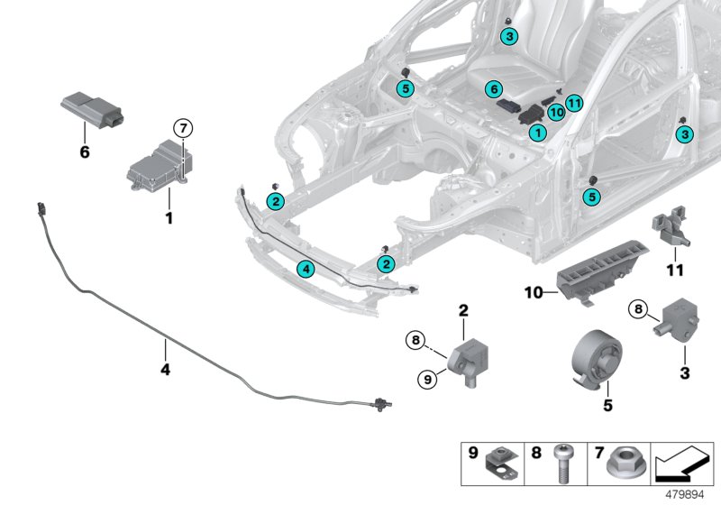 Car part diagram