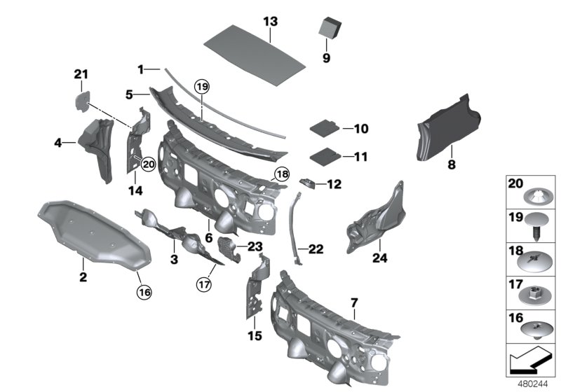 Car part diagram