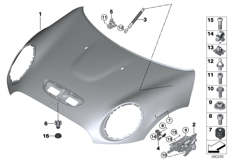 Car part diagram