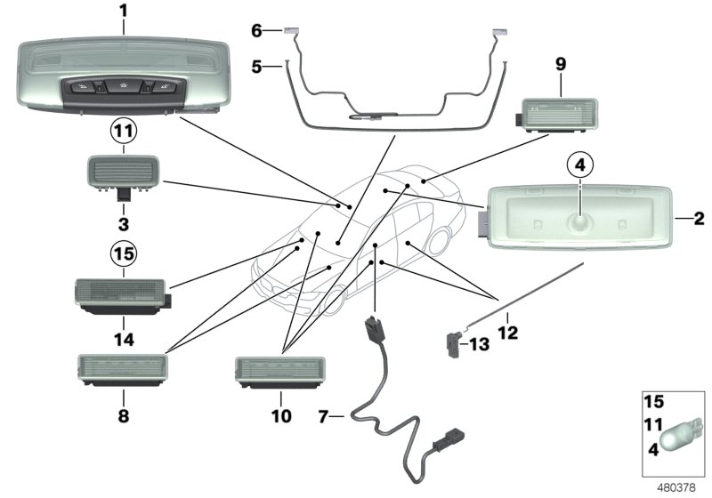 Car part diagram