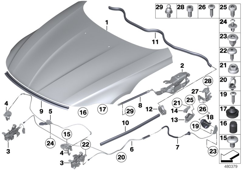 Car part diagram