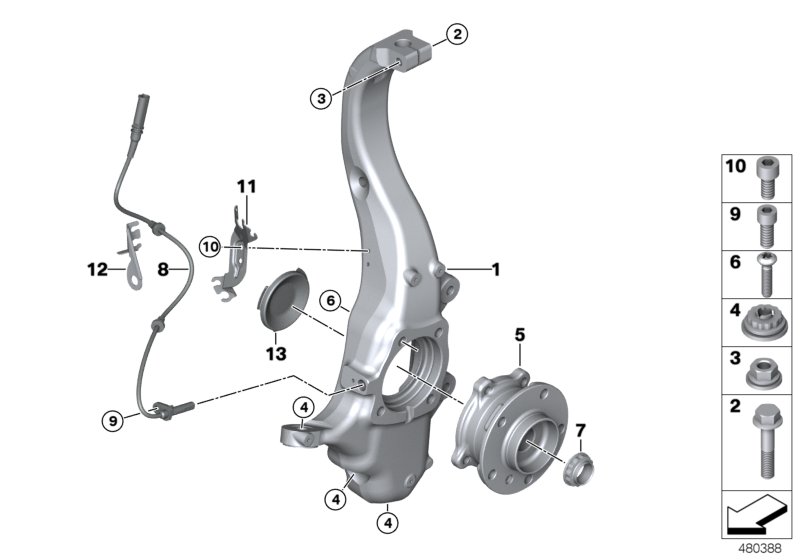 Car part diagram