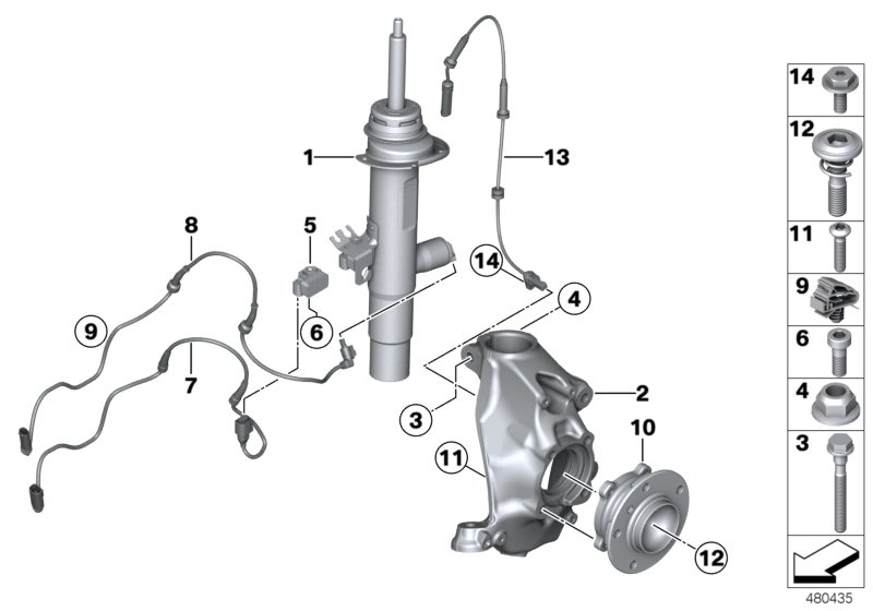 Car part diagram