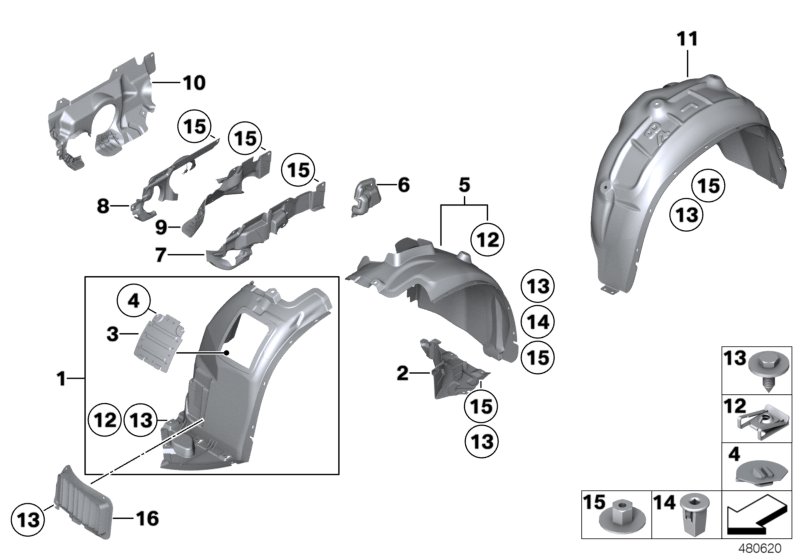 Car part diagram
