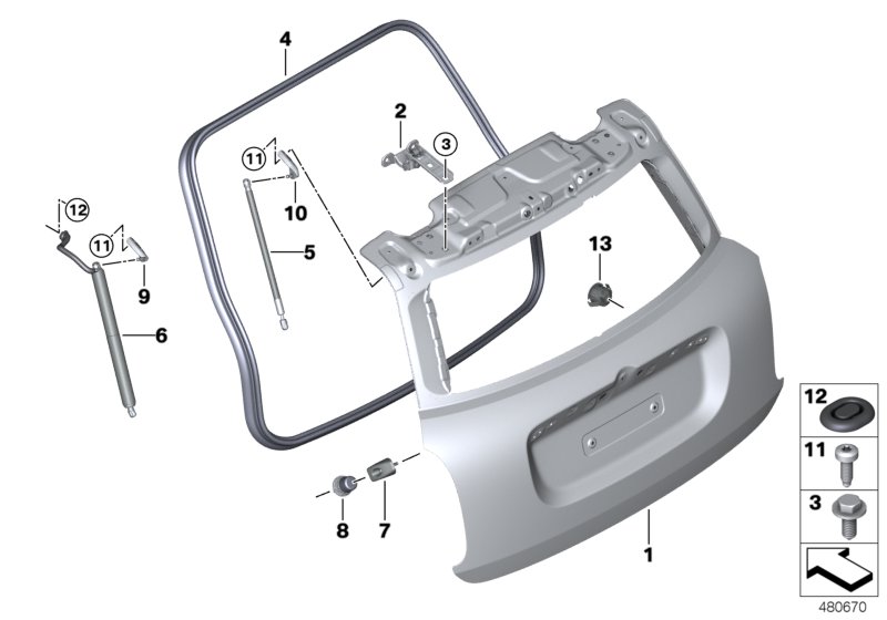 Car part diagram