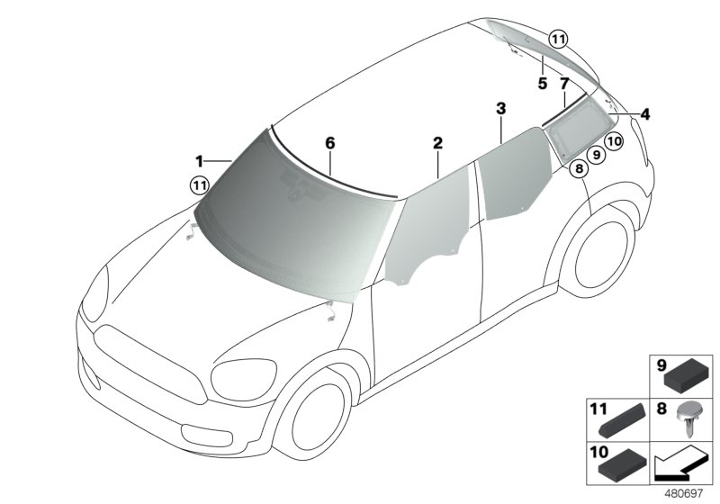 Car part diagram