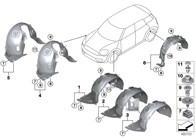 Car part diagram