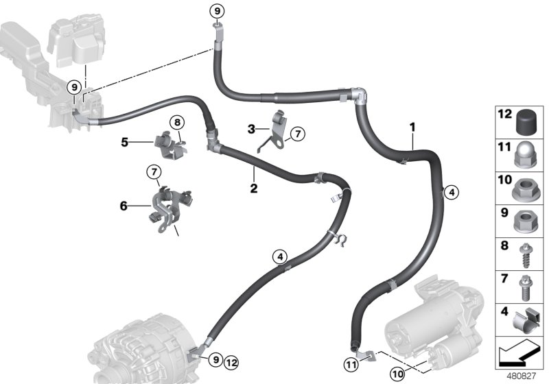 Car part diagram