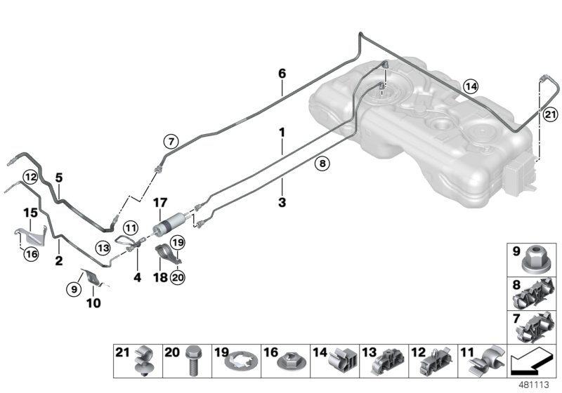 Car part diagram