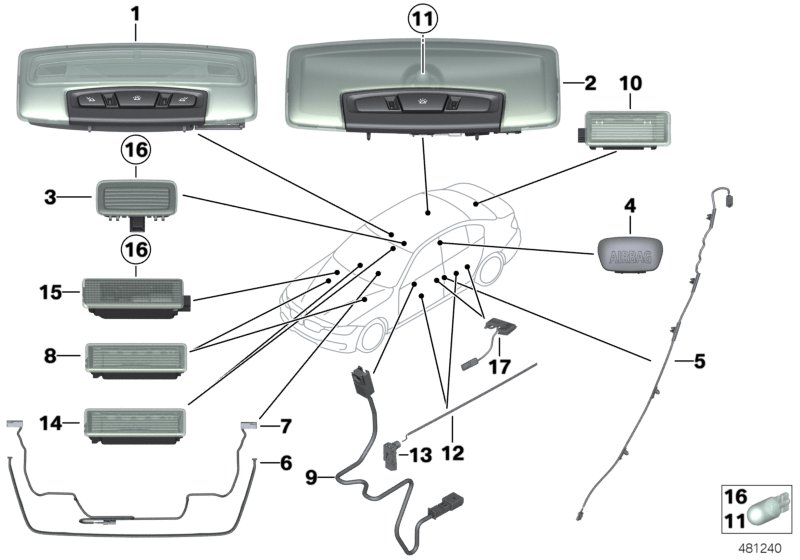 Car part diagram