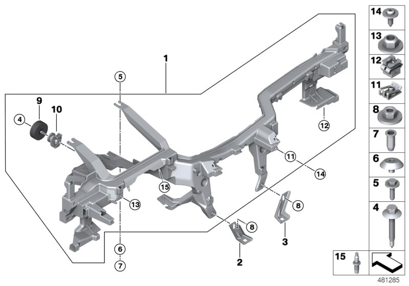 Car part diagram