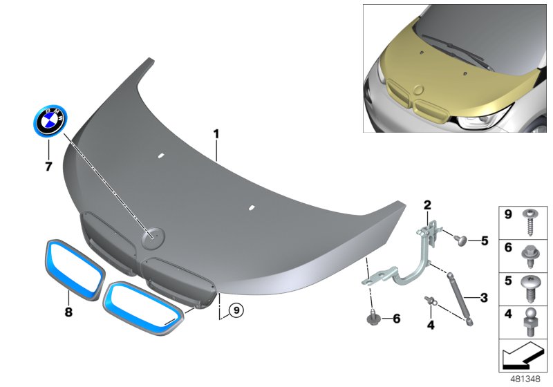 Car part diagram