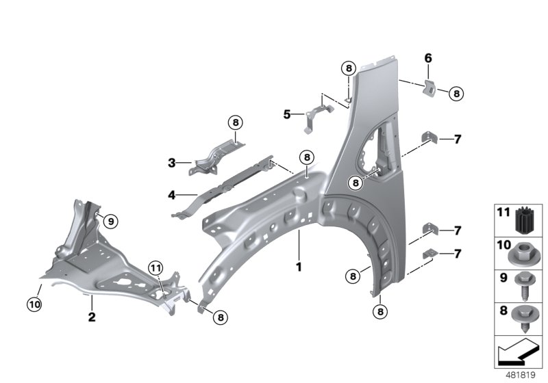 Car part diagram
