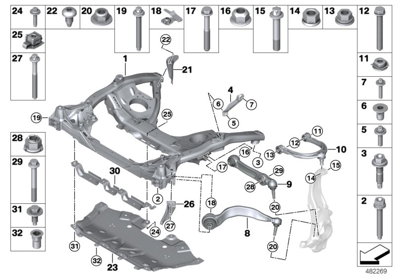Car part diagram