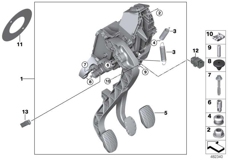 Car part diagram