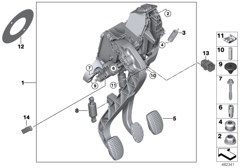 Car part diagram