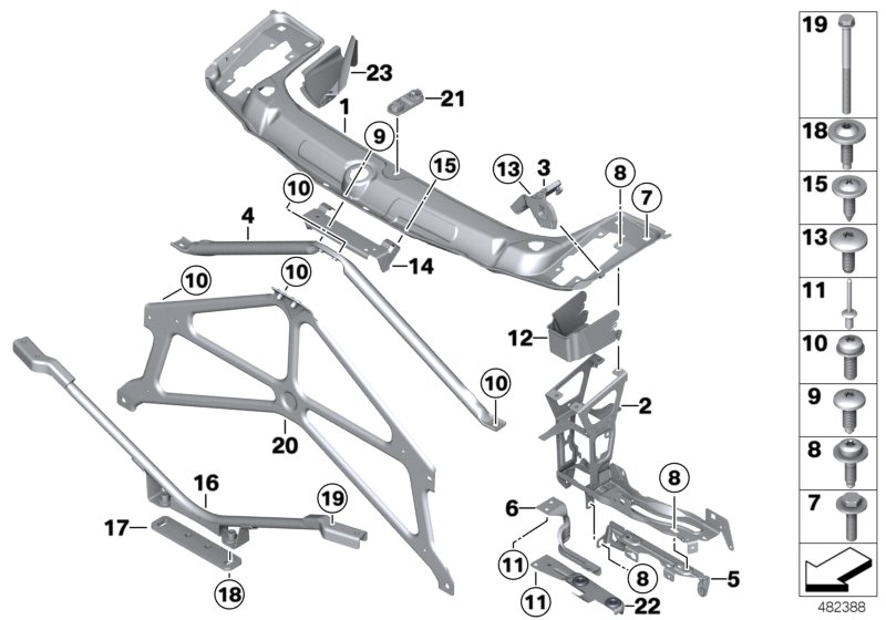 Car part diagram