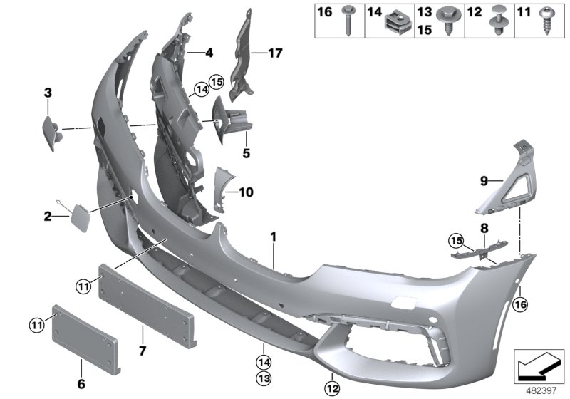 Car part diagram