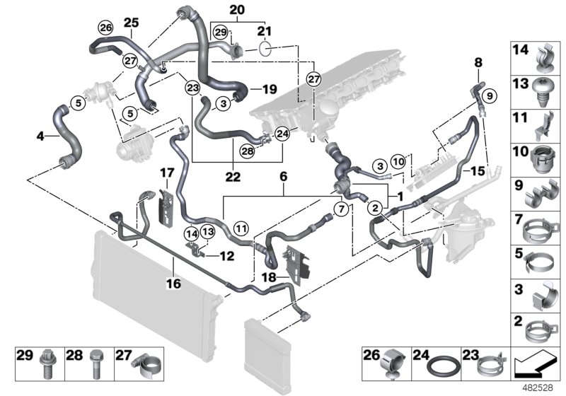 Car part diagram