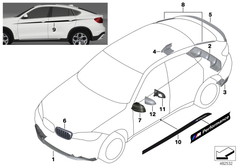 Car part diagram