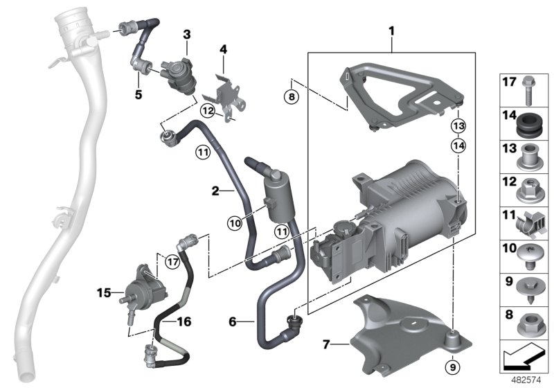 Car part diagram