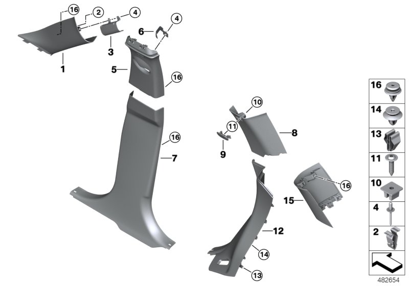 Car part diagram