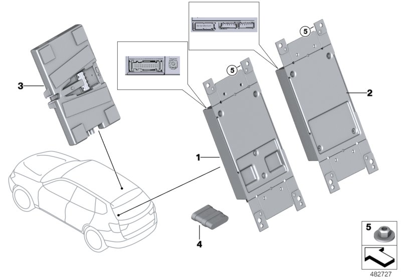 BMW Telematics Control Unit 84109350661