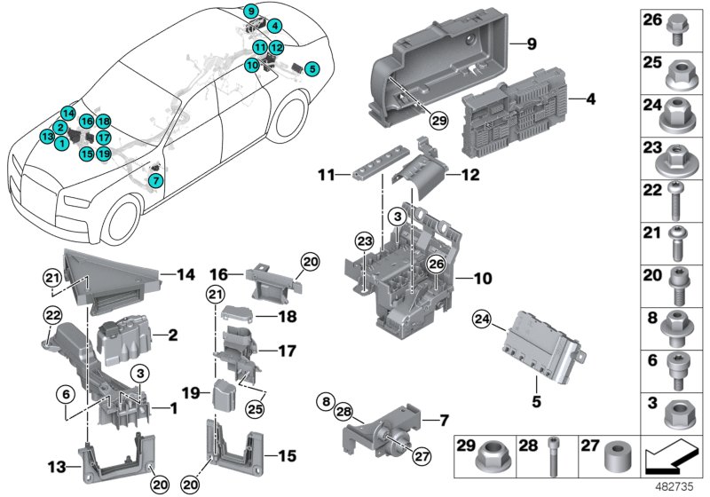 Car part diagram