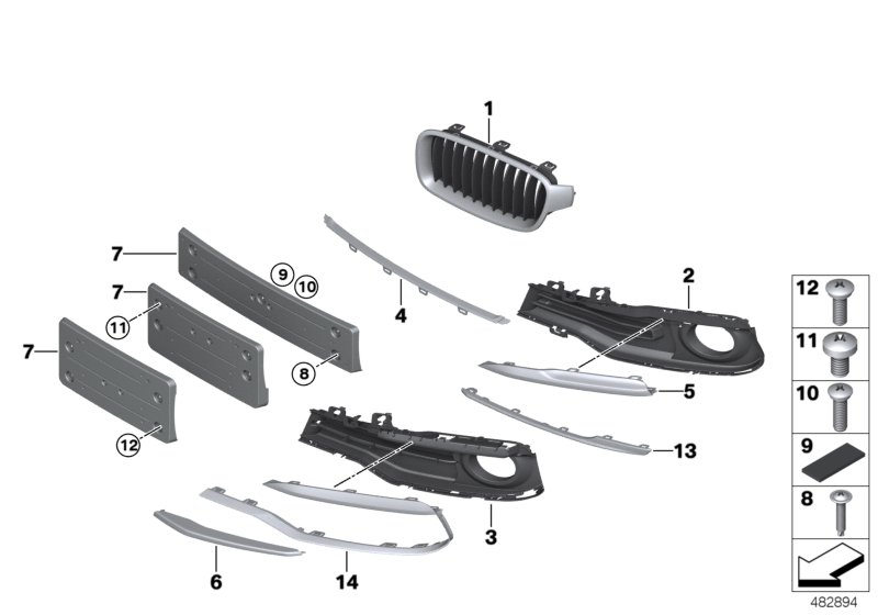 Car part diagram