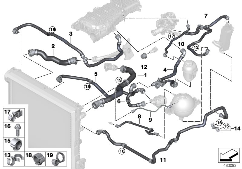 Car part diagram