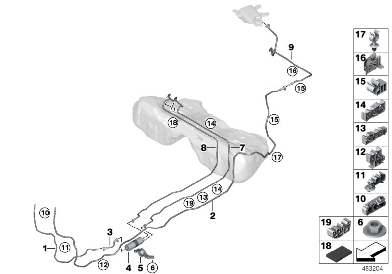Car part diagram