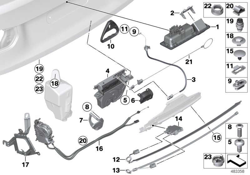 Car part diagram