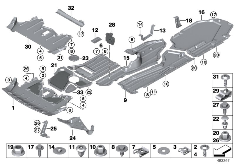 Car part diagram