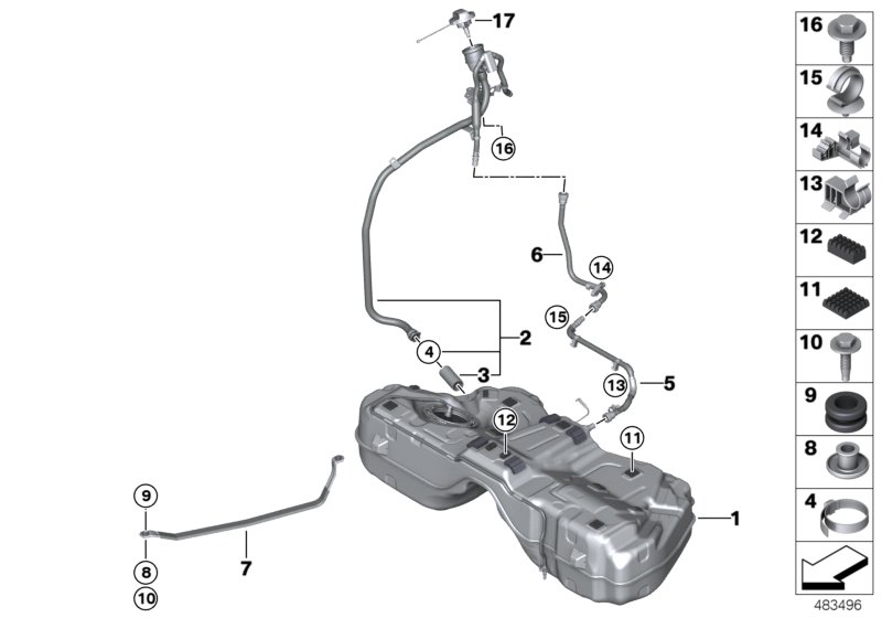 Car part diagram