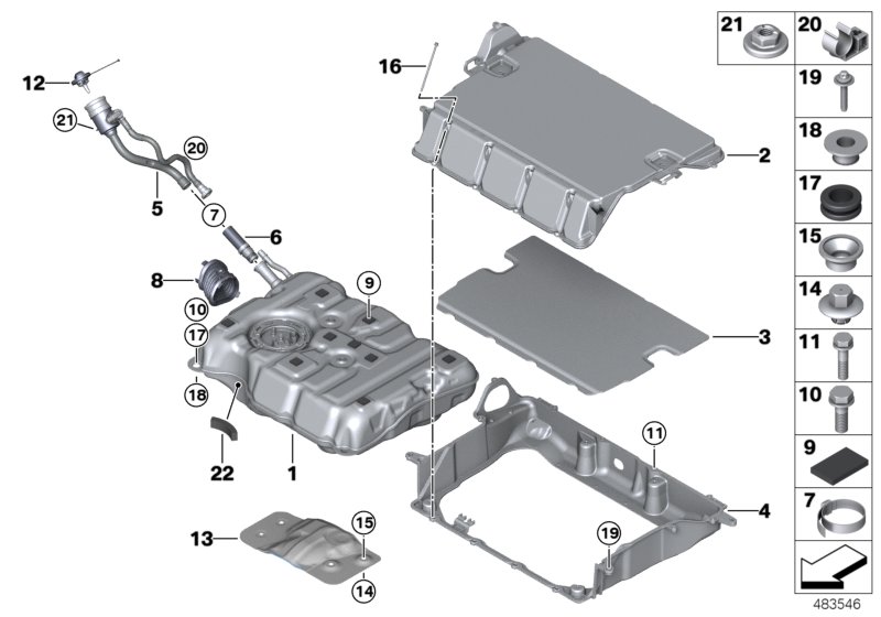 Car part diagram