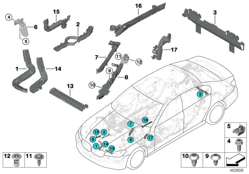 Car part diagram