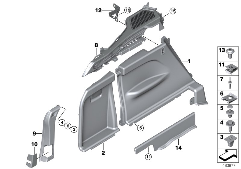 Car part diagram