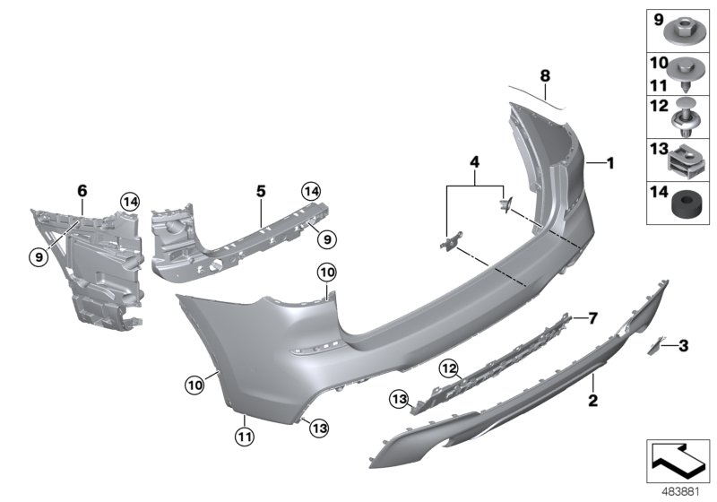 Car part diagram