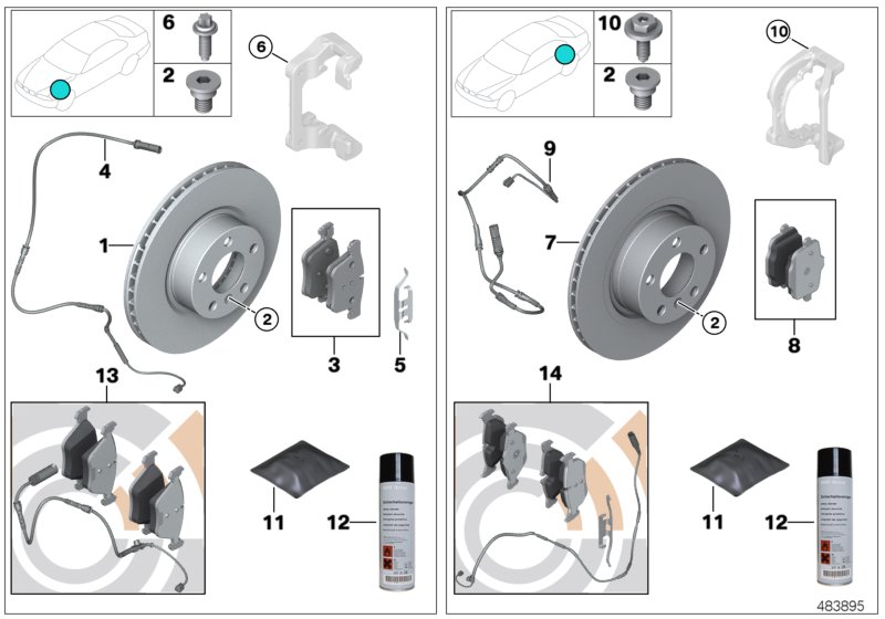Car part diagram