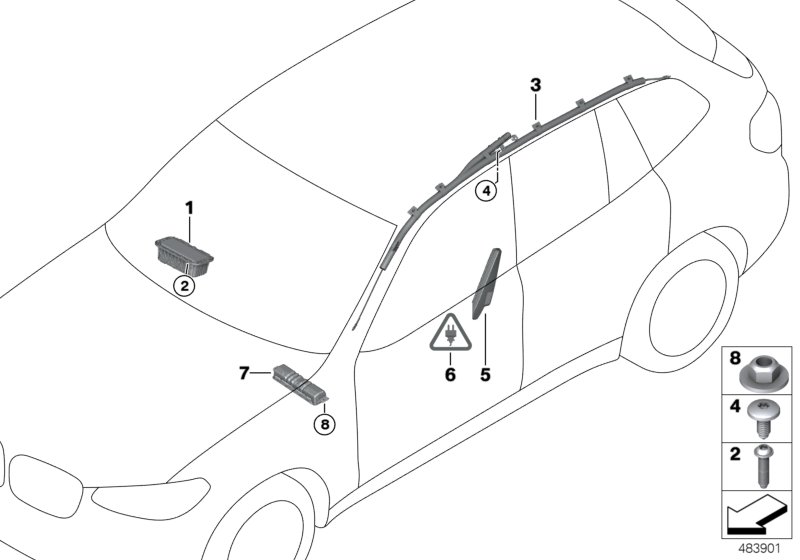 Car part diagram