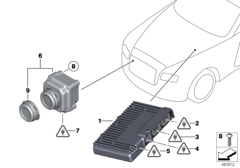Car part diagram