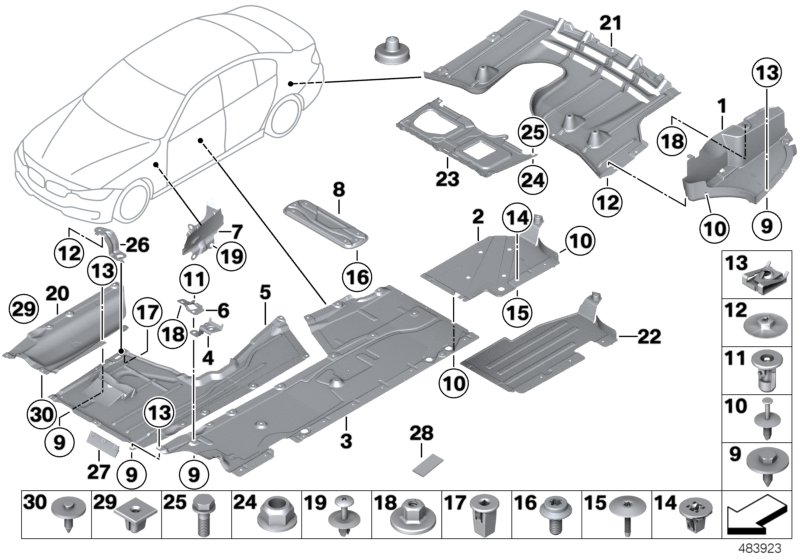 Car part diagram