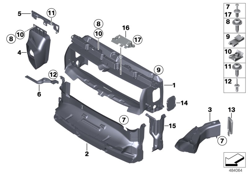 Car part diagram