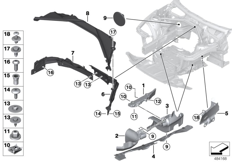 Car part diagram