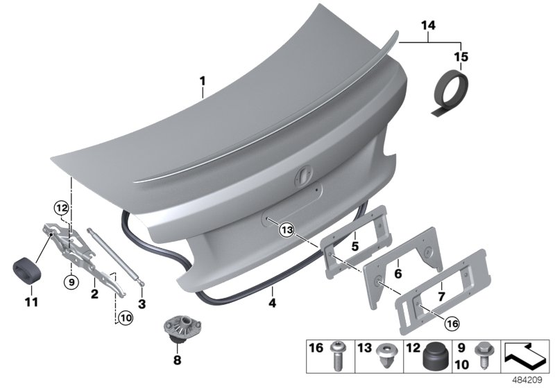 Car part diagram