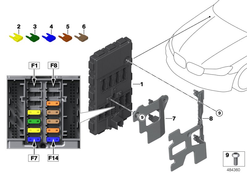 Car part diagram