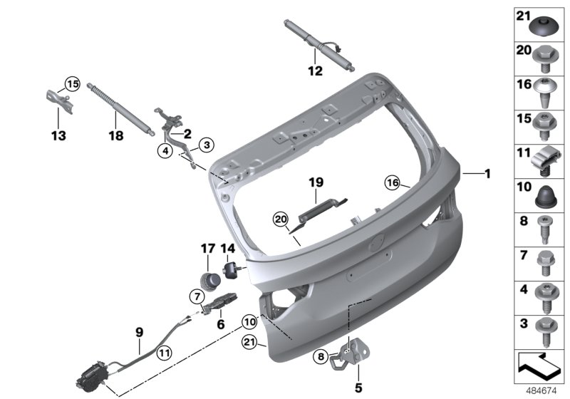 Car part diagram