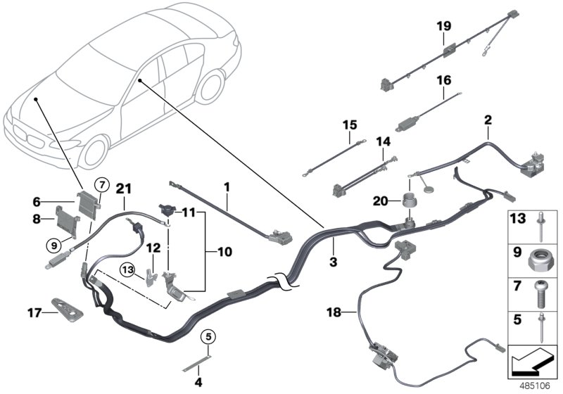 Car part diagram