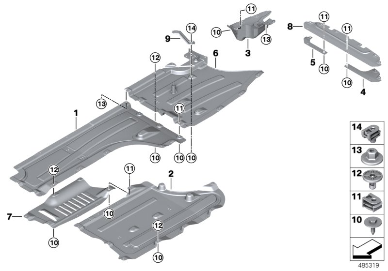 Car part diagram