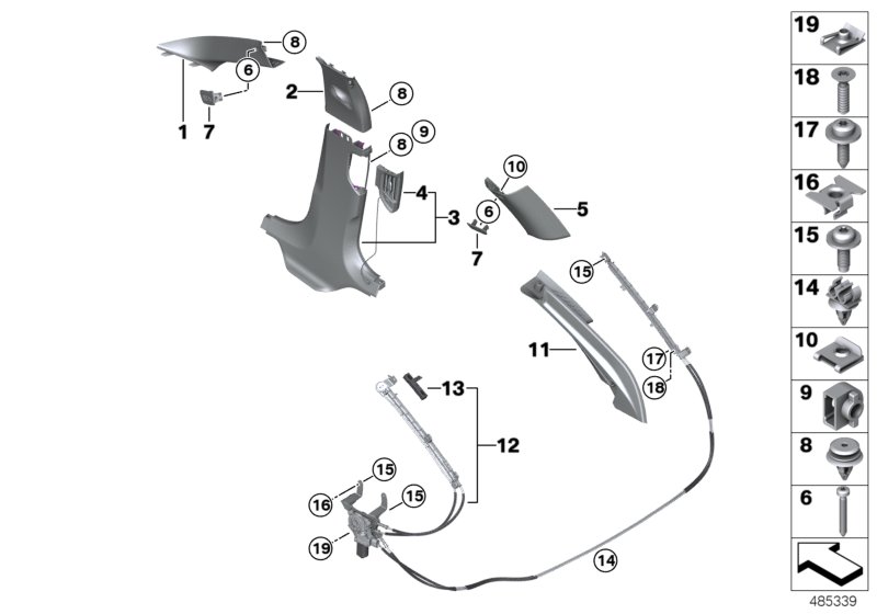Car part diagram